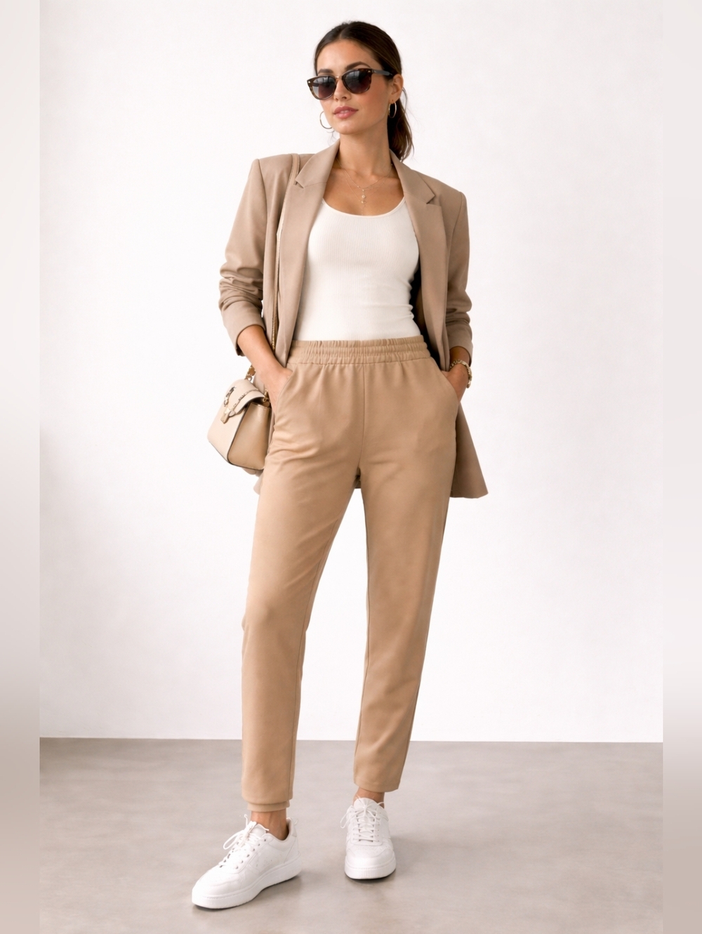 NWT Zyia Active Camel Limitless Joggers, M, Workwear, Neutral